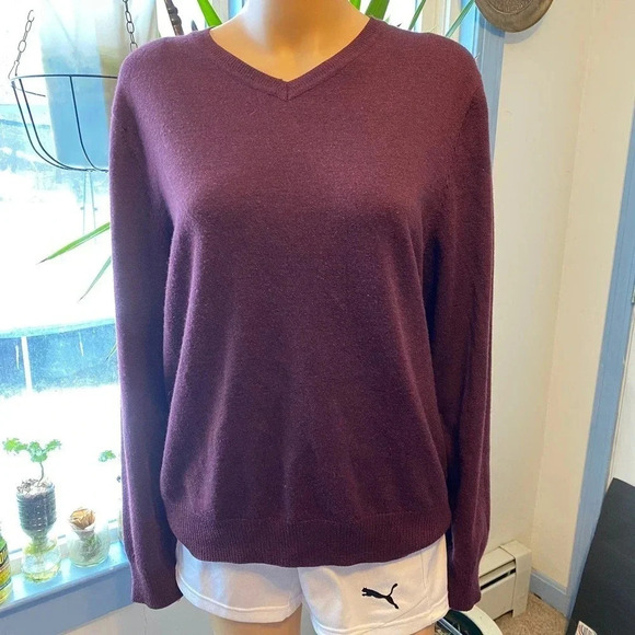 Apt.9 Merino Wool Blend Soft Comfortable Cozy Pullover Sweater Unisex Adult Sz L - Picture 5 of 5